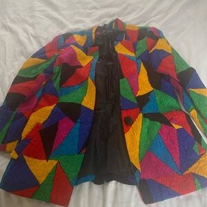 Geoffrey Beene multicolored blazer